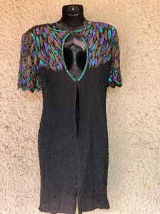 POWER SHOULDER CUT DANA DRESS