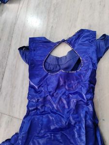 Elegant Blue Ethnic Gown