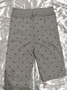 Grey Ankle Length Pants