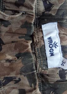 Wrogn cool army cargo joggers