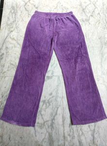 Purple Velour Lounge Pants