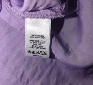Lavender Color Beautiful Top From The Brand 1.Stat