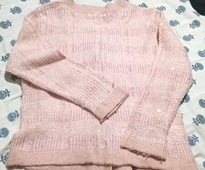 Pink Knit Cardigan