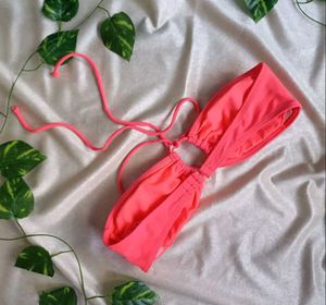 Coral Ring Detail Bikini Top