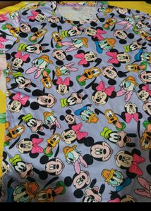 Disney Cartoon Print Top