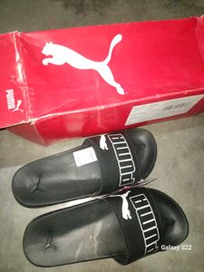 Puma Black Slides