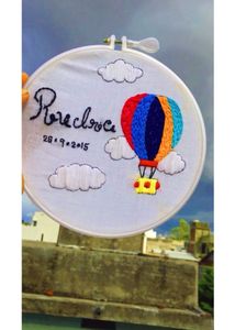 Hand Made Embroidery Wedding Hoops