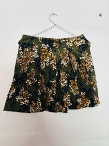 Floral Print Skirt