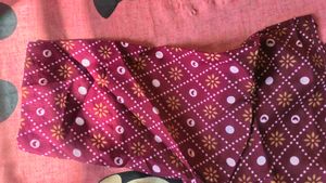 Purple Printed Kurta