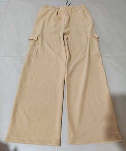 Corduroy Wide Leg Pants, 32 Size