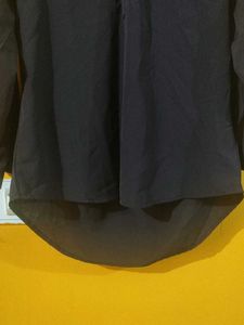 Black Long Sleeve Button-Up