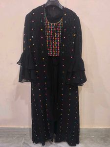 Black sharara set