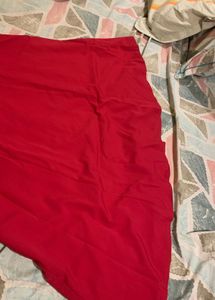 Red Floral Embroidered gown💖🎀