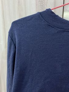Navy Long Sleeve Top