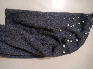 Pearl Embellished Knit Sweater