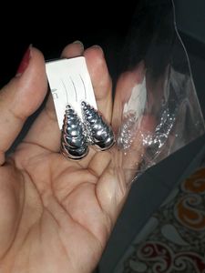 Silver Drop Earrings