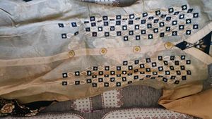 Elegant Beige Embroidered Kurta