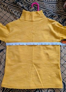 Full Sleeves Yellow Top