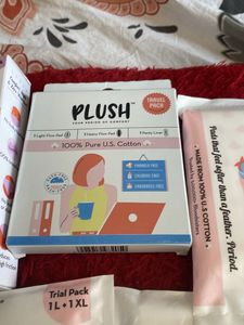 Plush Panty And Pads Trav Kit