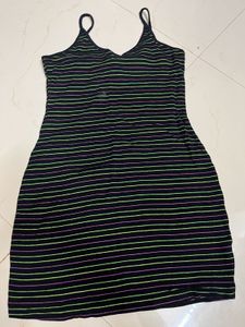 Striped Midi dress