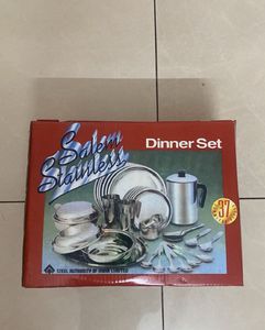 ‼️Salem Stainless Dinner Set - 37 Pieces