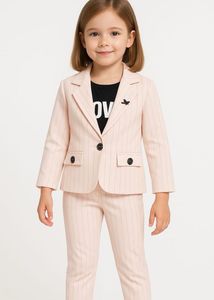Unisex Cute Peach Suit