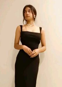 Backless Black Dress