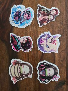 Demon Slayer Vinyl Stickers For Laptop And Mobile