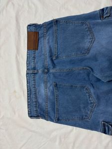 Denim Cargo Jeans
