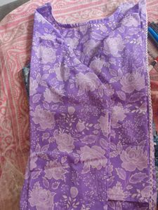 Floral Cotton Kurti, Size 40