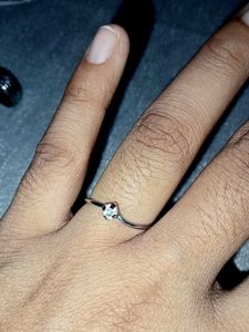Silver Earrings With Free 2 Rings