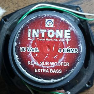 Intone Speaker 30Watt ,4 Ohms Real Sub Woofer Extra Bass