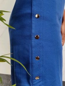 SIDE BUTTONED DRESS