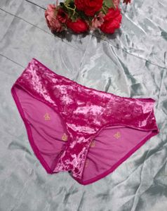 Pink Velvet Panties
