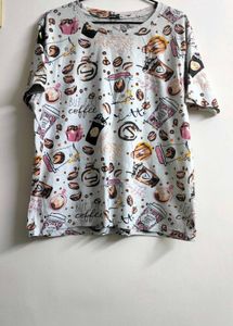 Coffee Print T-Shirt