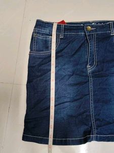 Denim Mini Skirt