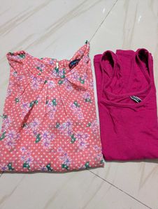 Floral Top Set With Inner
