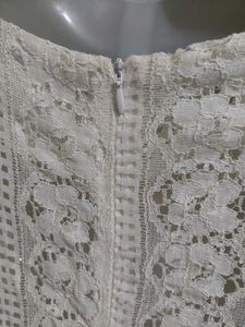 Elegant White Lace Top