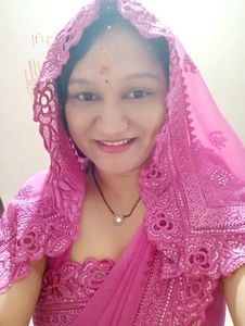 Pink Chiffon Party Saree