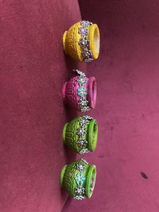 Set Of 4 Items, Buddha, Designer Dia , Tissue Hold