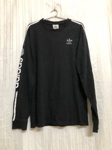 Adidas Black Long Sleeve T Shirt