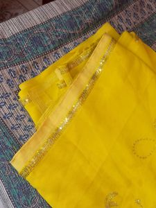 Elegant Embroidered Sari