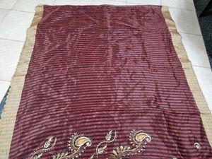 Striped Cotton Silk Saree