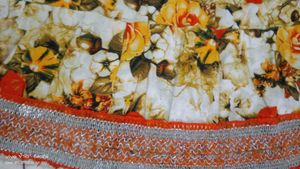 Floral Print Ethnic Skirt