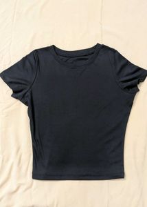 Black Fitted T-Shirt