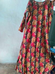 Elegant Printed Maxi Dress