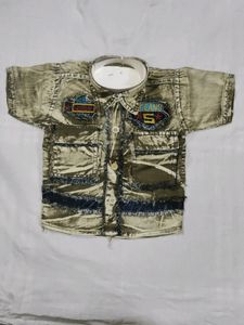Baby Boy Cloth Set Army Print
