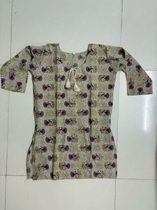Floral Print Kurta