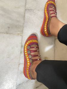 Colorful Ethnic Flats