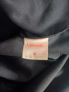 Office Siren Slit Black Skirt